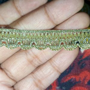 Golden Zari Lace