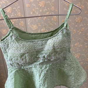 beautiful crochet top for summer wear