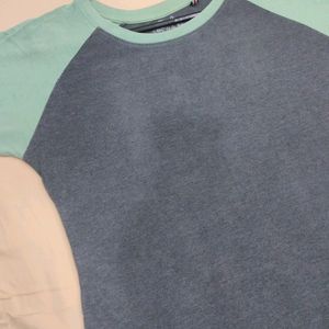 Grey cotton T-shirt