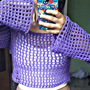 Crochet Summer Mesh Top