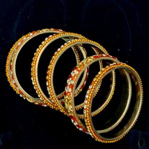 Women's Orange Bangles