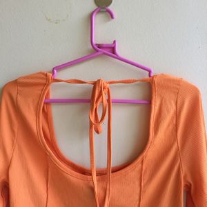 Orange Shein Top