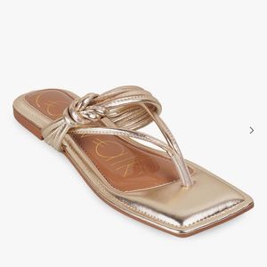 Slip On Square Toe Sandal