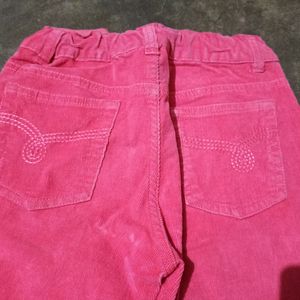 Girl's Velvet Jeans