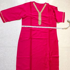 Pink Kurta Set XXL No Dupatta