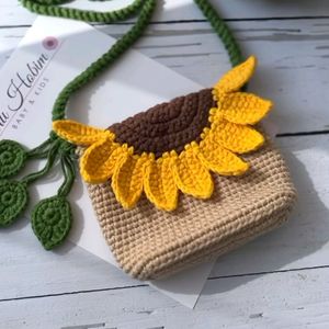 Crochet Sunflower 🌻 Bag