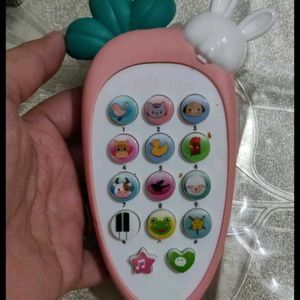 Brand New Kids' Musical Toy Phone - Cute Carrot De