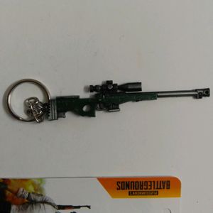 PUBG Gun/Sniper Metal Keychain