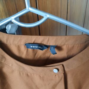 Brown Formal/semi Formal Top