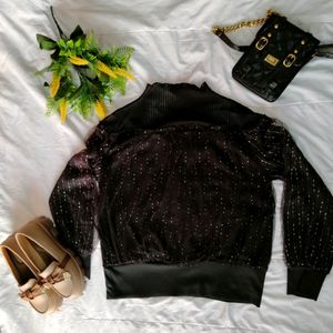 Black Fancy Sweatshirt