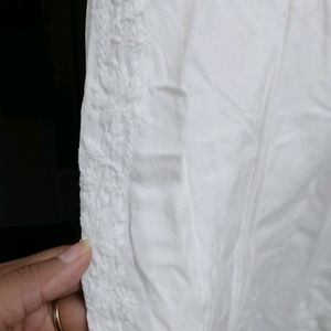 White Chikankari Kurta