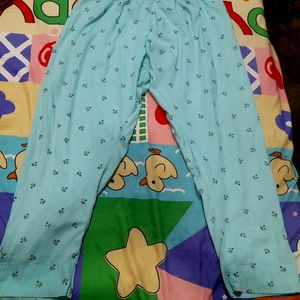 Teal Blue Coloured Buti Print With Thread and applique Work Kurti And Straight Pant.