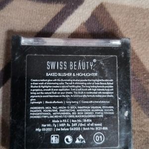 Swiss Beauty Baked Blusher And Highlighter