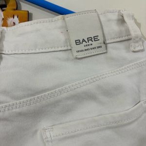 White Slim Fit Jeans