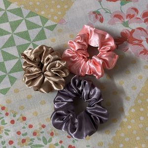 Women Scrunchie Pack Of 3