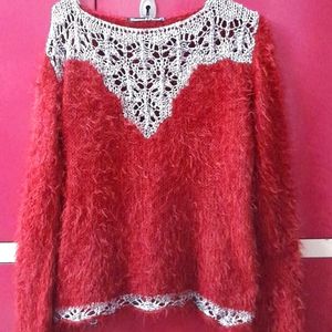 Red Furr Top