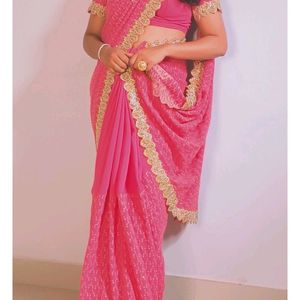 Embroidered Saree