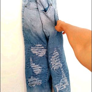 Stylish Damage Denim Jeans