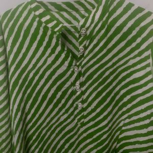 Green Lahariya Kurti