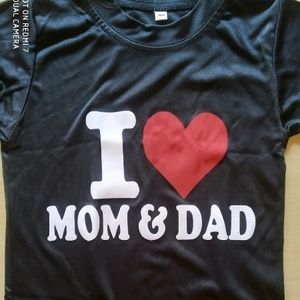 Kids Mom Dad Tshirt