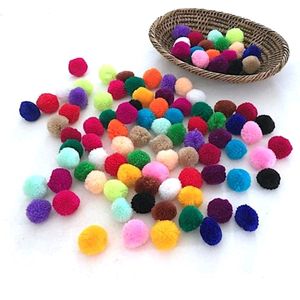 Pack of 3 Packets Pompom Wool Balls(60 Pcs.)