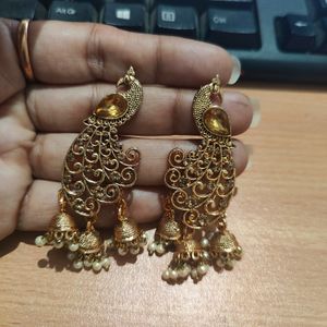 Peacock Earrings