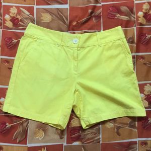 Yellow Shorts For Women