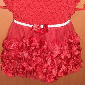 Red Baby Frock
