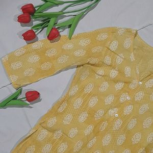 Yellow Kurti