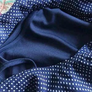 Polka Dot Branded Gown(Women's)