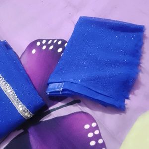 Brand New Partywere Blue Saree