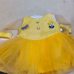 Net Frock For 6 To 12 Month