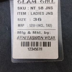 141 . Grey Jeans For Women