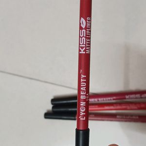 Pack Of 4 Kiss Beauty Lip Liners.