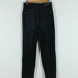 Charcoal Black Faded Jean's (Women's)