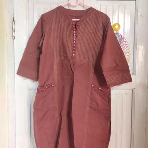 Casual Kurti With Pockets