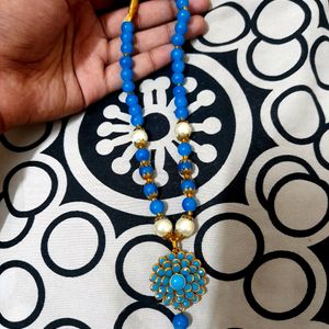 Combo Light Blue Pendant Neckpiece