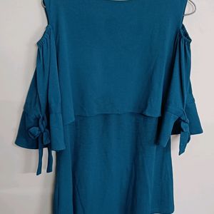 Blue Shinny Party Wear Top