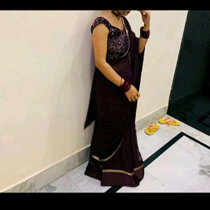 Saree for Women No Blouse