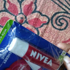 Brand New Nivea Cherry Shine Caring Lip Balm With