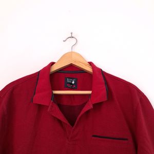 Maroon Casual T-Shirt (Men's)