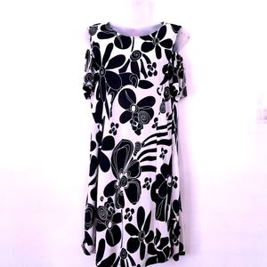 White Printed Dress (Women's)