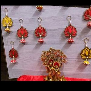 💥Diwali Special Offer💥4 Lotus Jhumki Hangings