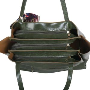 Women Stylish Hand Bag(green)