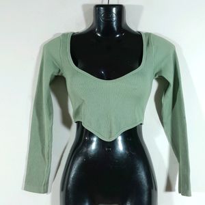 Light Olive Green Top (Women's)