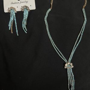 Blue Stone Jewellery Set