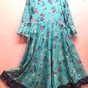 30rs Off🚚 Printed Long Dress/Anarkali