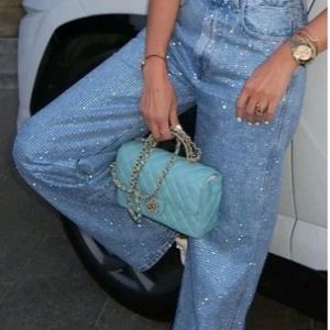 Rhinestone Denim