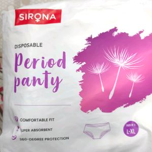 Easy To Use Disposable Period Panty(Pack Of 4)