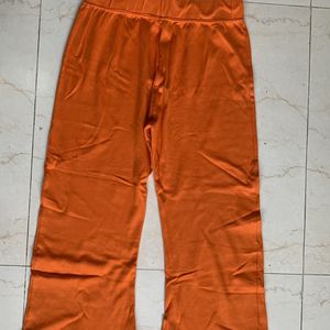 Capris Orange 3/4 Track Pants